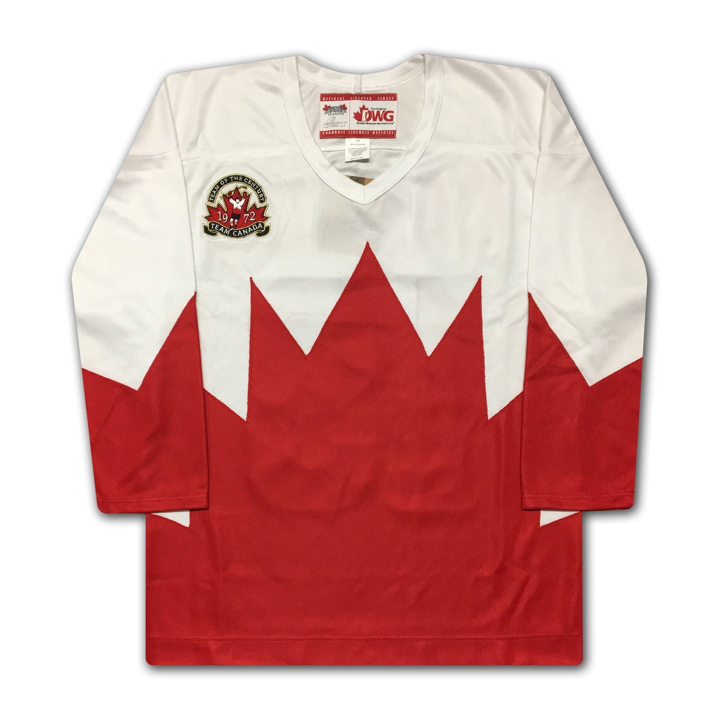 PAUL HENDERSON TEAM CANADA SIGNED 1972 WHITE JERSEY - SUMMIT SERIES