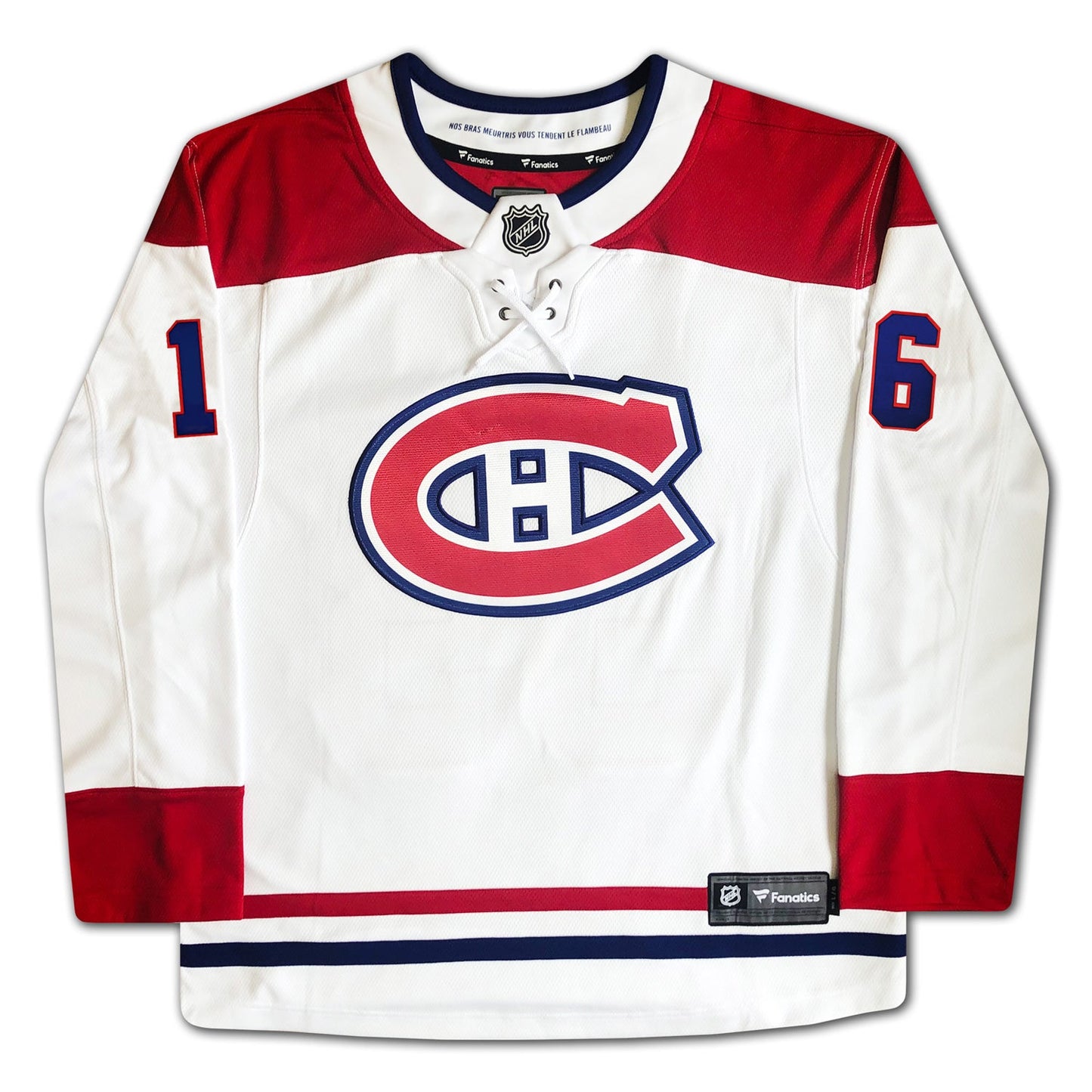 MAILLOT BLANC DES CANADIENS DE MONTRÉAL AUTOGRAPHÉ PAR HENRI RICHARD – OBJET DE COLLECTION DE HOCKEY DE LA LNH SIGNÉ (TAILLE L OU XL)