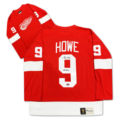 GORDIE HOWE AUTOGRAPHED DETROIT RED WINGS JERSEY