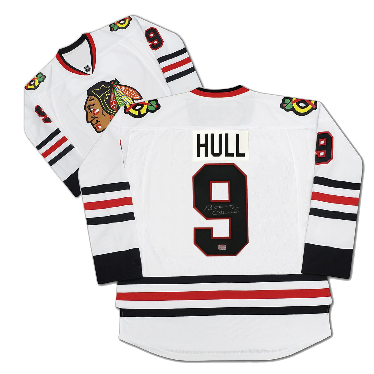 Bobby Hull Autographed Chicago Blackhawks White Jersey