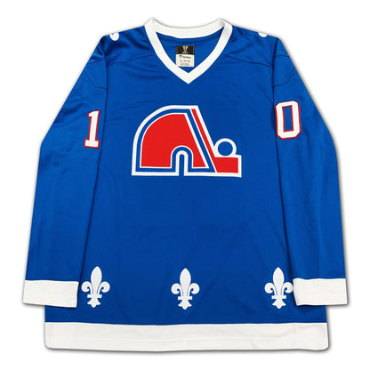 GUY LAFLEUR AUTOGRAPHED QUEBEC NORDIQUES JERSEY