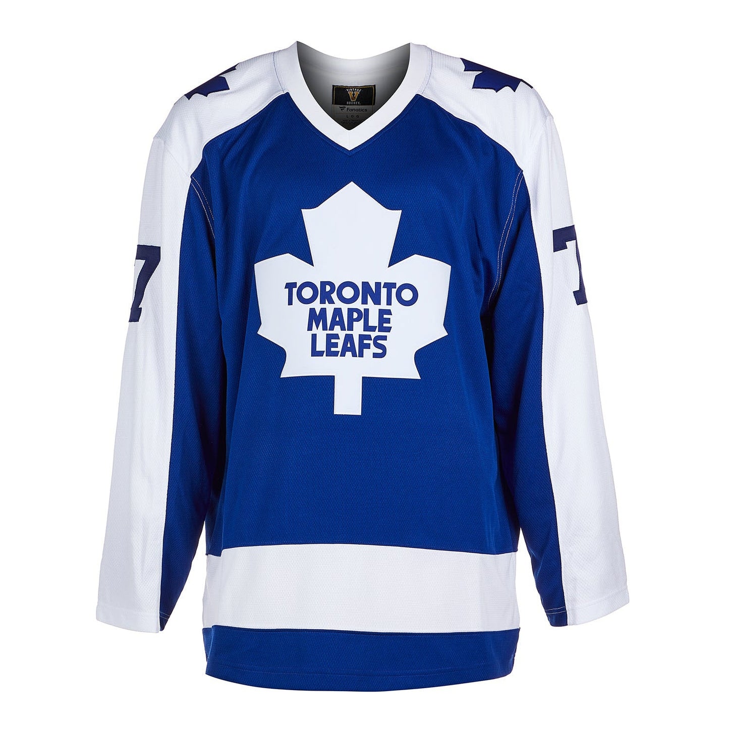 LANNY MCDONALD AUTOGRAPHED TORONTO MAPLE LEAFS BLUE JERSEY