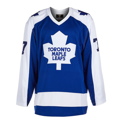 LANNY MCDONALD AUTOGRAPHED TORONTO MAPLE LEAFS BLUE JERSEY