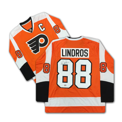 ERIC LINDROS AUTOGRAPHED PHILADELPHIA FLYERS JERSEY