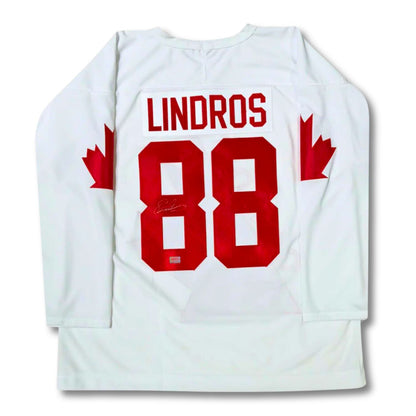 ERIC LINDROS AUTOGRAPHED TEAM CANADA JERSEY