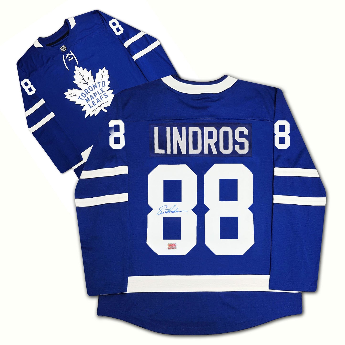 ERIC LINDROS AUTOGRAPHED TORONTO MAPLE LEAFS JERSEY