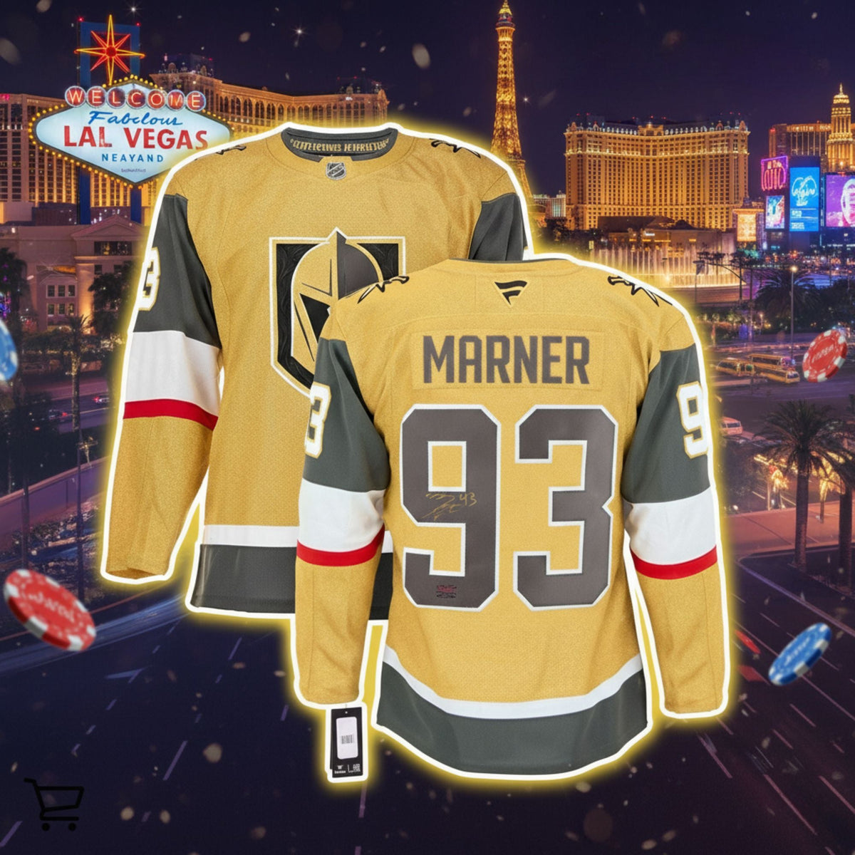 Mitch Marner Autographed Las Vegas Golden Knights Jersey