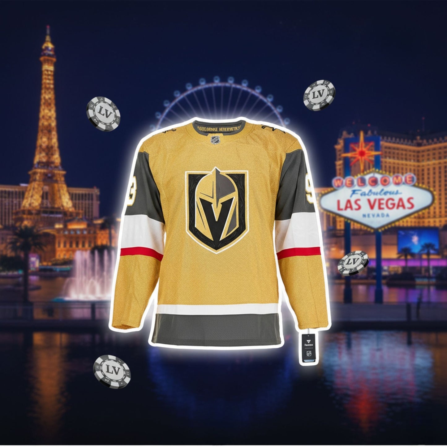MITCH MARNER SIGNED LAS VEGAS GOLDEN KNIGHTS JERSEY