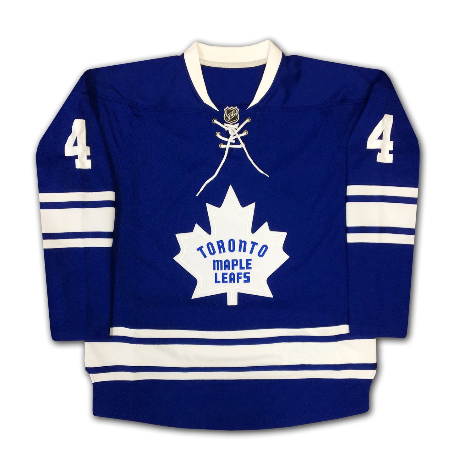 RED KELLY AUTOGRAPHED BLUE TORONTO MAPLE LEAFS JERSEY