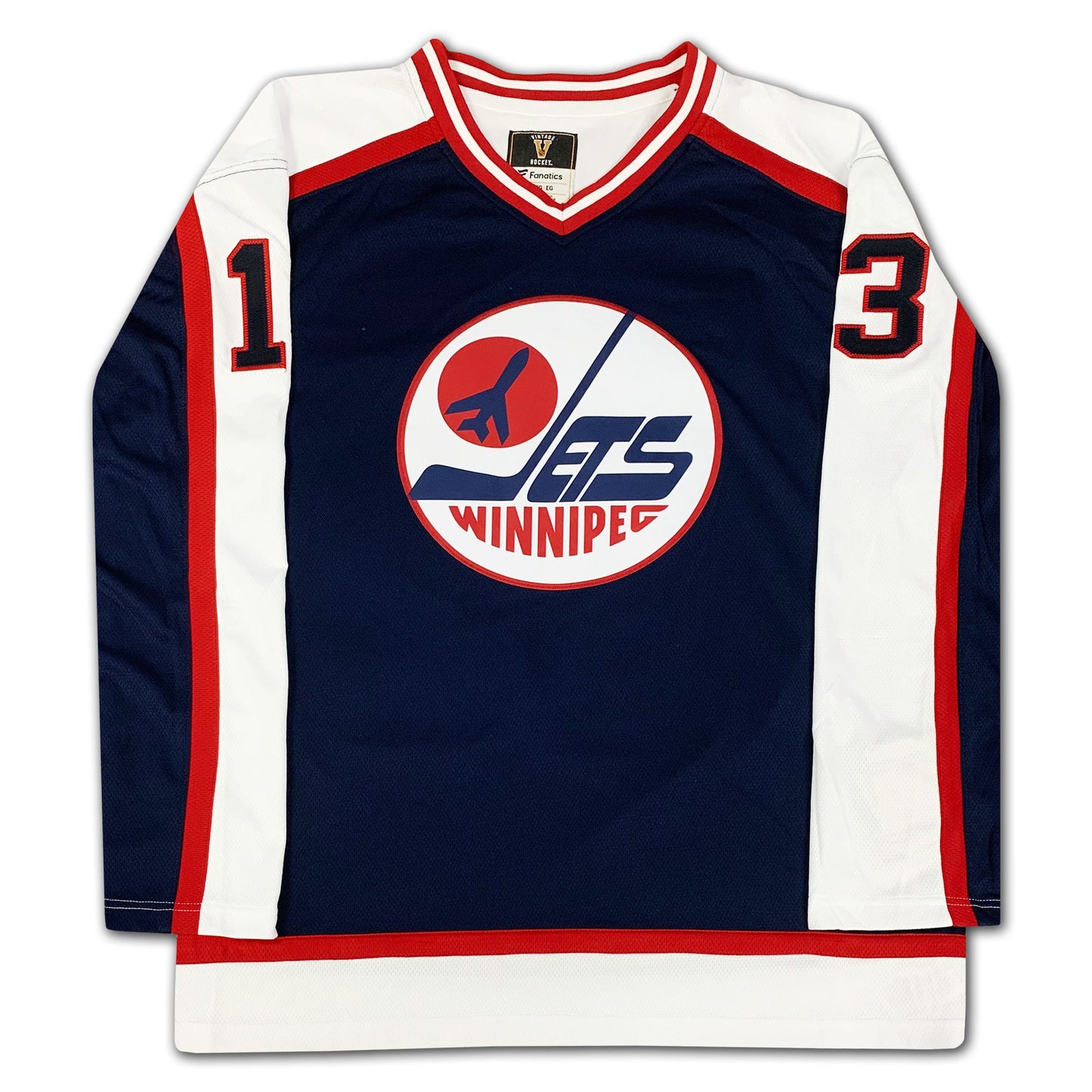 TEEMU SELANNE AUTOGRAPHED WINNIPEG JETS JERSEY