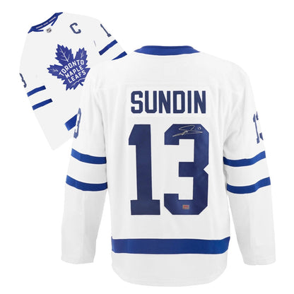 Mats Sundin Autographed Toronto Maple Leafs White Jersey