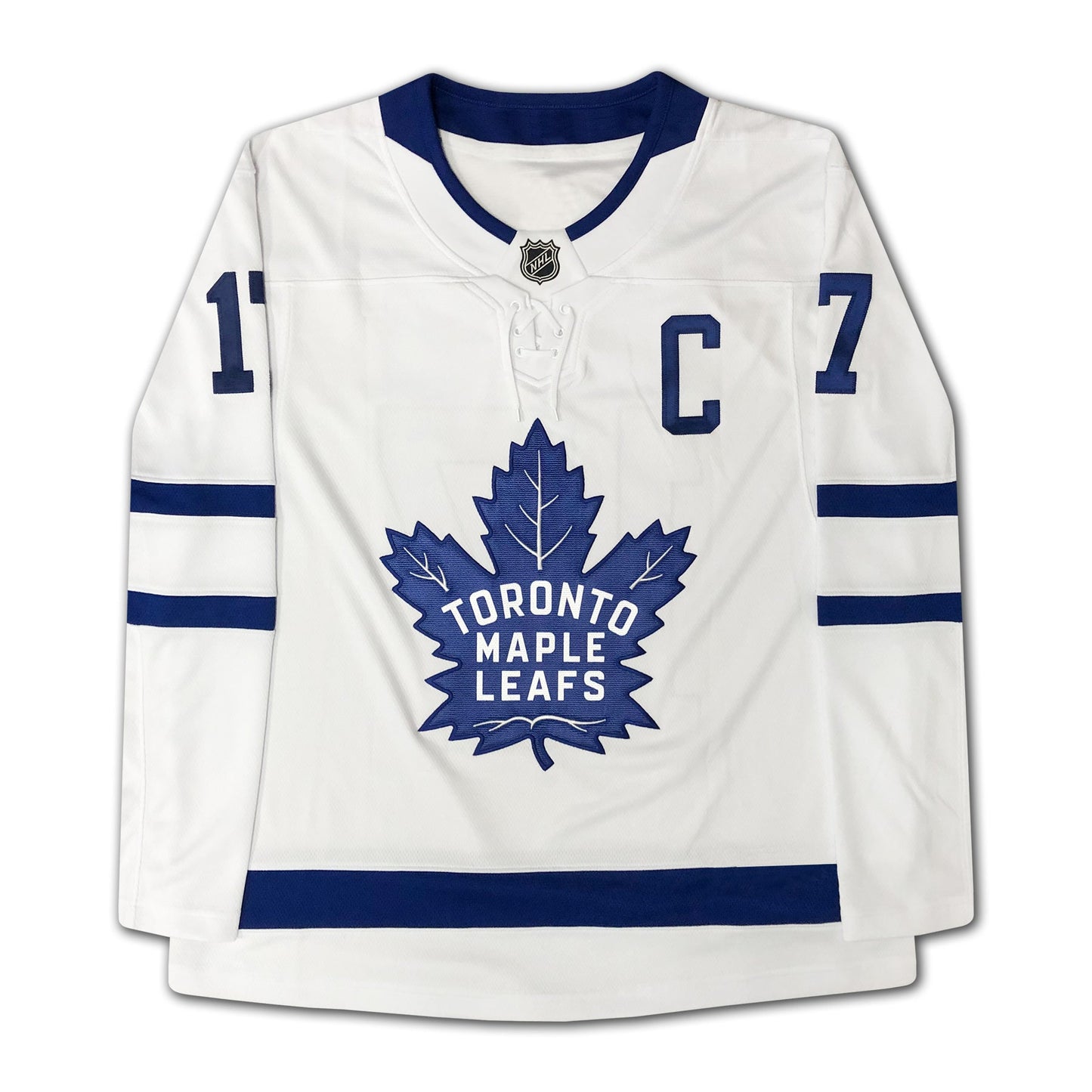 WENDEL CLARK AUTOGRAPHED WHITE TORONTO MAPLE LEAFS JERSEY