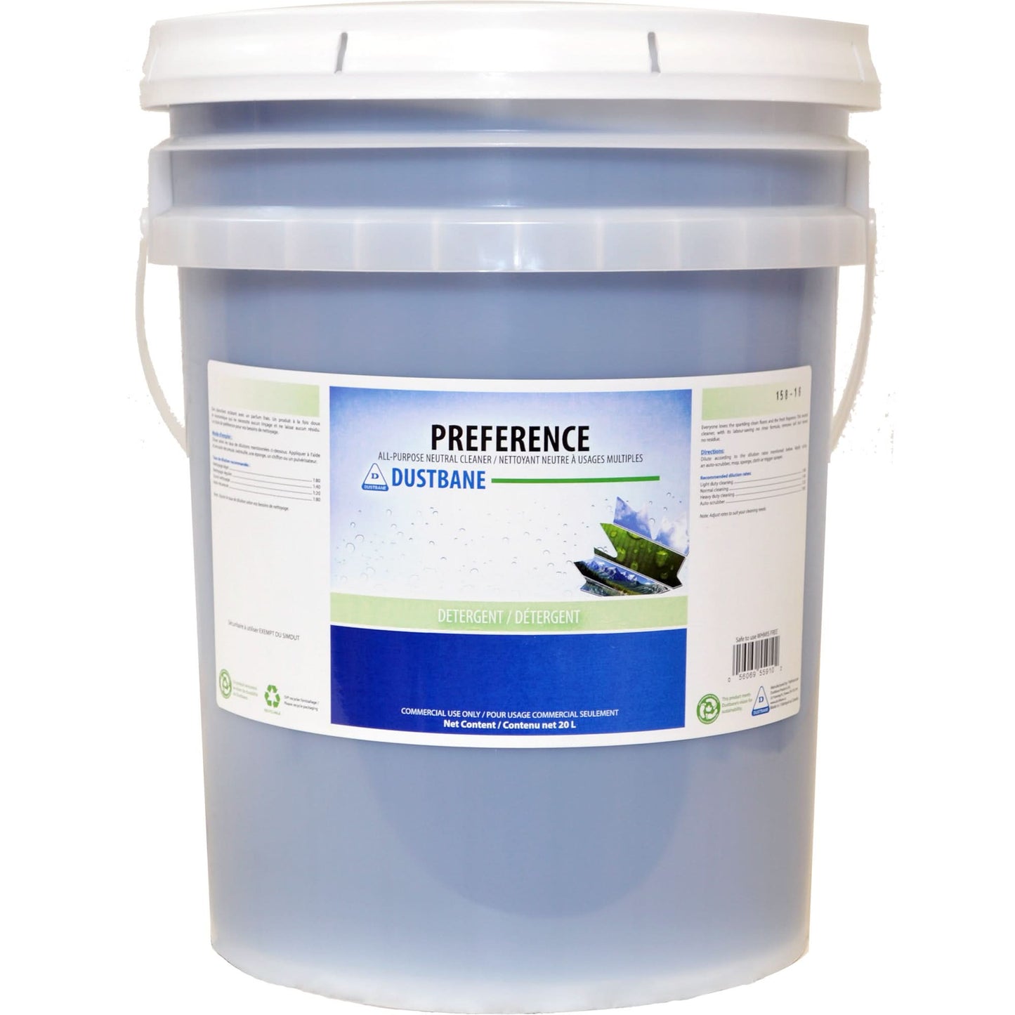 Preference All-Purpose Neutral Cleaner, 20 L, Pail