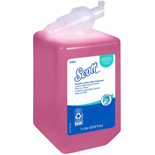 Scott® Pro Gentle Lotion Skin Cleanser, Cream, 1 L, Scented