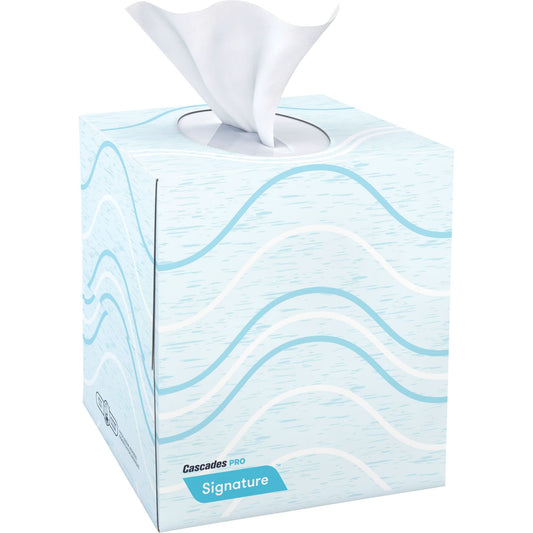 Mouchoirs faciaux Pro Signature™, 2 plis, 20,3 cm L x 20,3 cm l, 90 feuilles/boîte