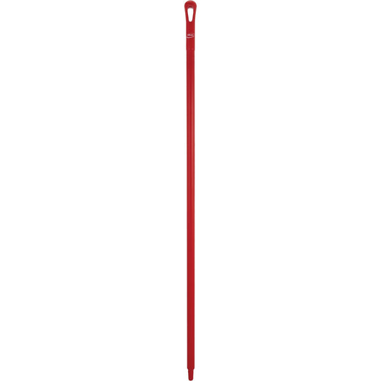 Ultra Hygiene Handle, Broom/Scraper/Squeegee, Red, Ergonomic, 59" L