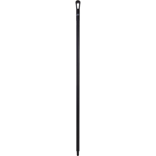 Ultra Hygiene Handle, Broom/Brush/Scraper/Squeegee, Black, Ergonomic, 59" L