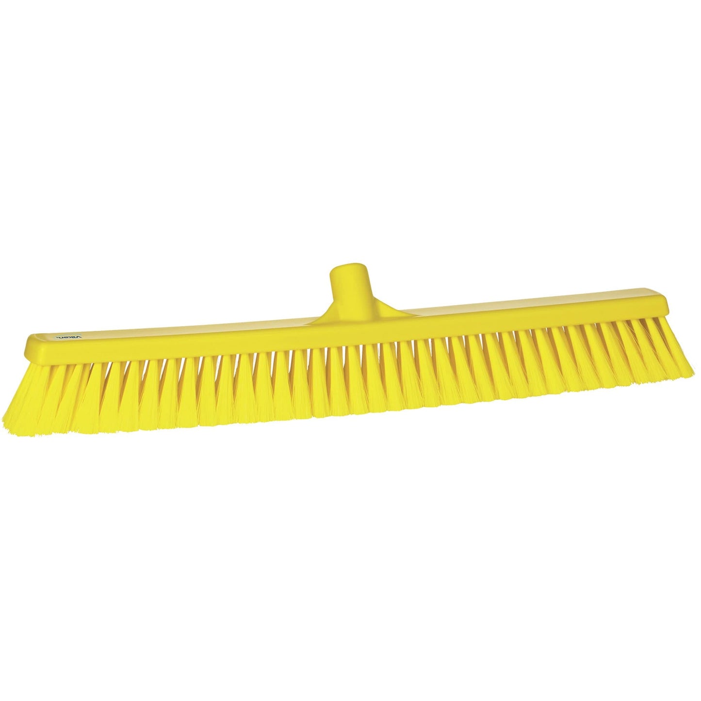 Tête de balai-brosse pour petites particules, poils fins, 60 cm, polyester, jaune
