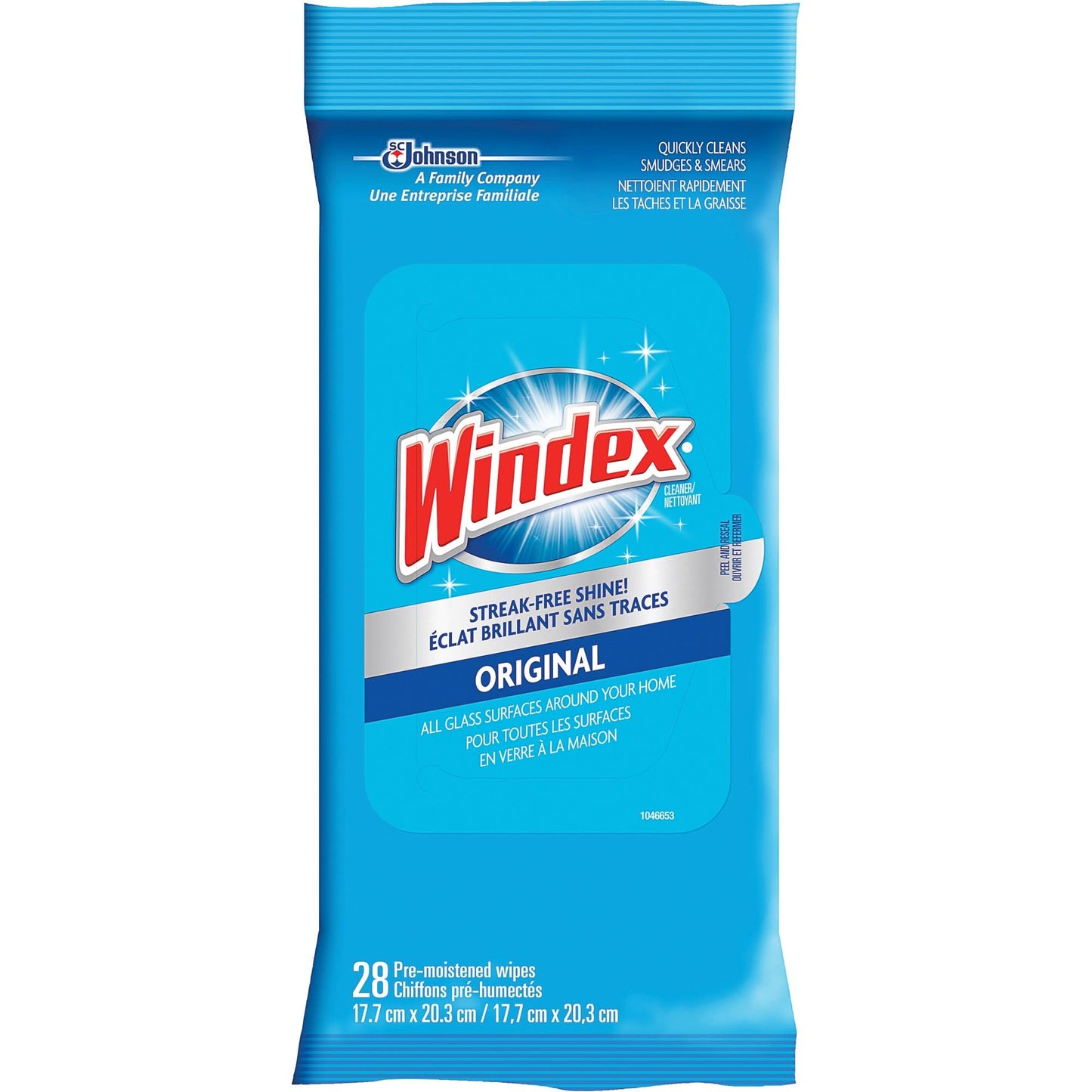 Windex® Glass & Surface Wipes, Packets
