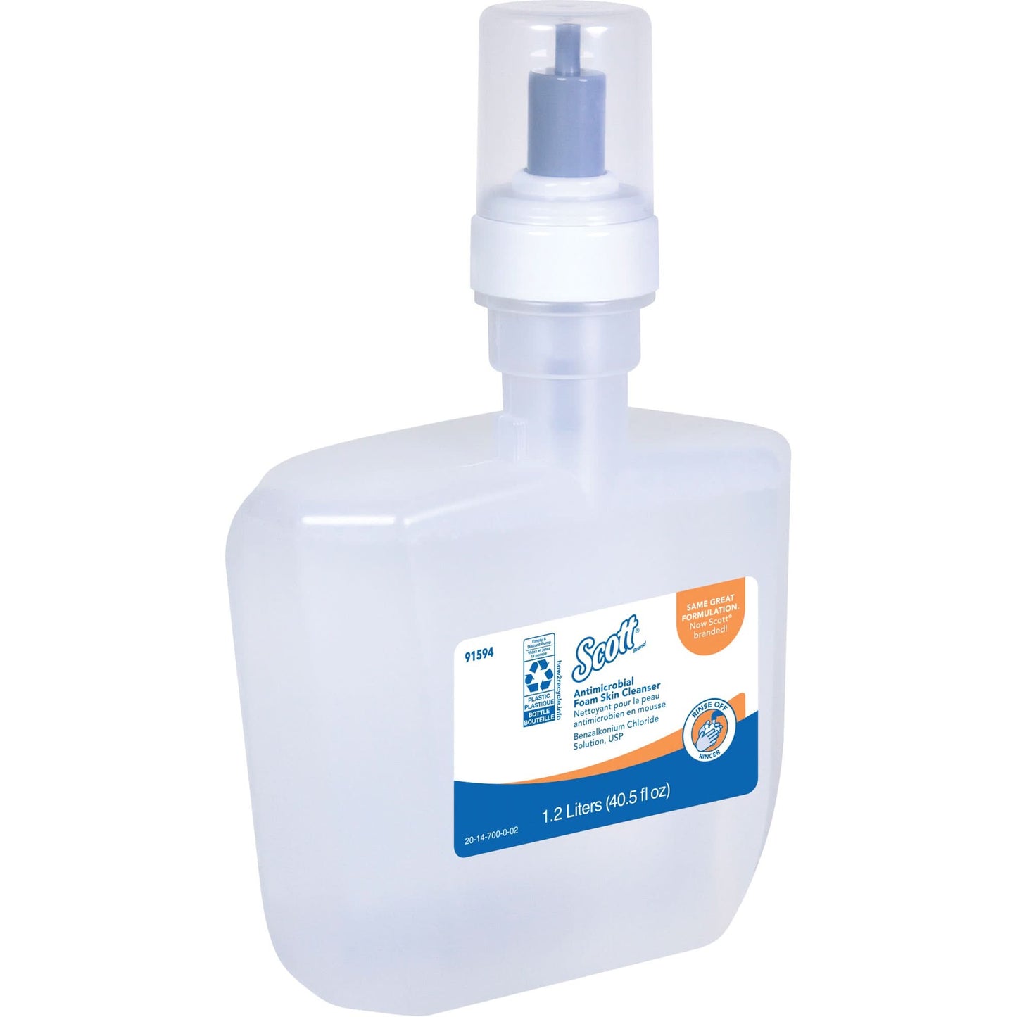 Scott® Control™ Antimicrobial Skin Cleanser, Foam, 1.2 L, Unscented