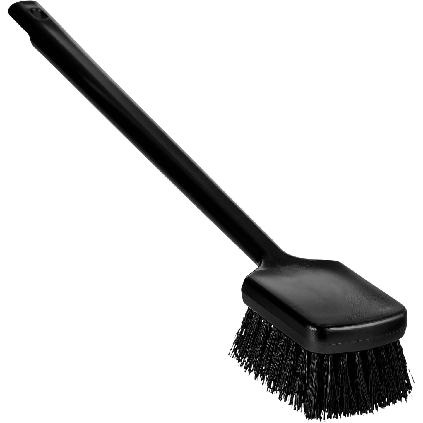 ColorCore Long Handle Brush, Stiff Bristles, 20" Long, Black
