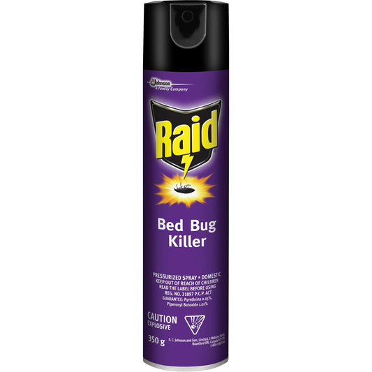 Insecticide anti-punaises de lit Raid®, 350 g, aérosol, à base de solvant