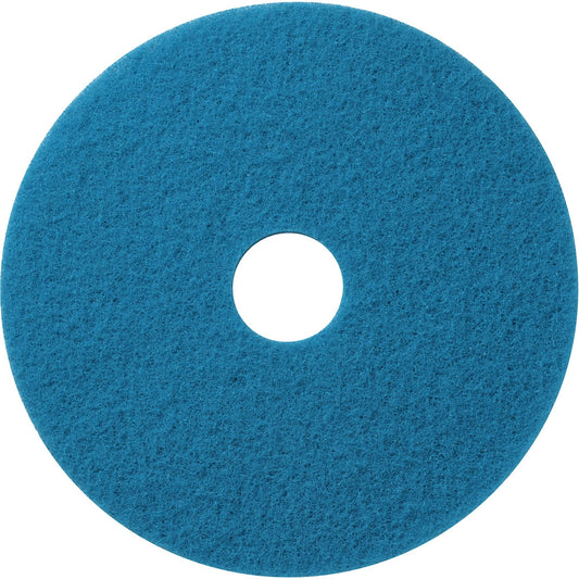 Floor Pads, 18", Cleaning/Scrubbing, Blue