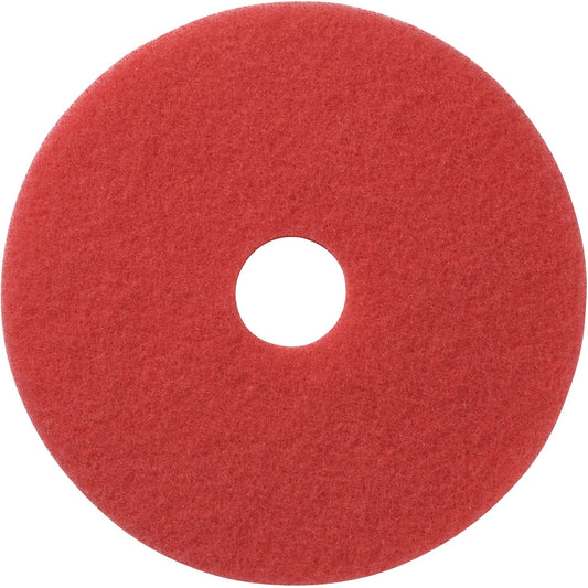 Floor Pads, 16", Buffing, Red
