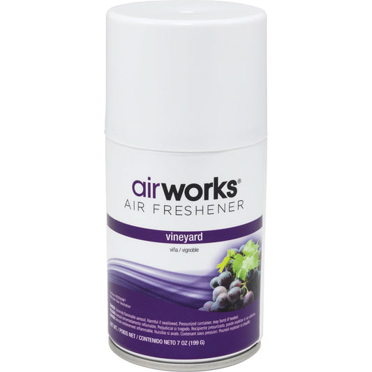 AirWorks® Metered Air Fresheners, Vineyard, Aerosol Can