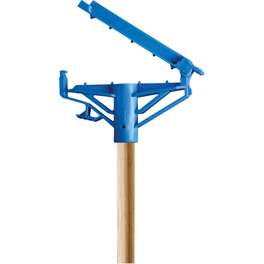 Poignée Step-N-Go, bois, embout de portillon ouvert, 1" de diamètre, 54" de long