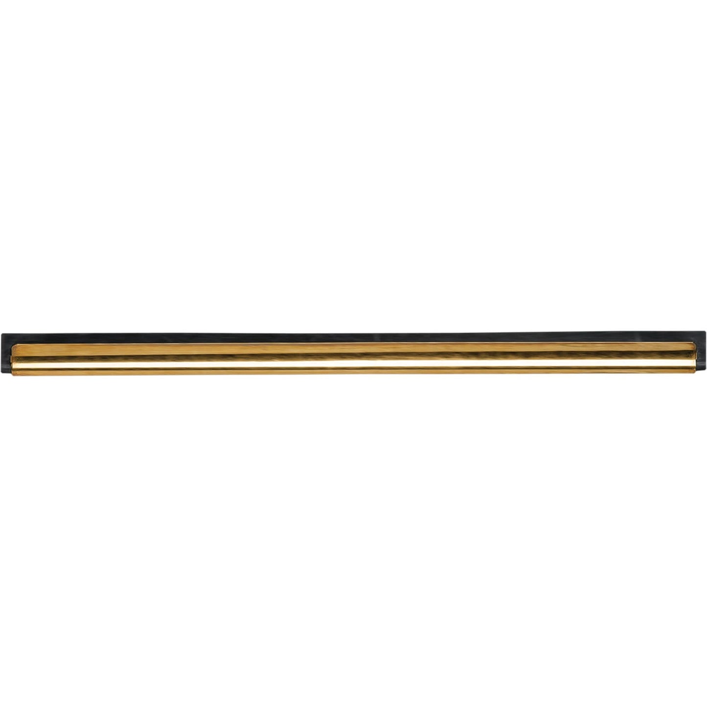 Window Squeegee Channel and Rubber, 14", Rubber, Brass Frame