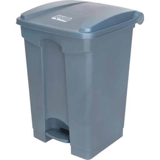 Step-On Garbage Can, Plastic, 12 US gal. Capacity