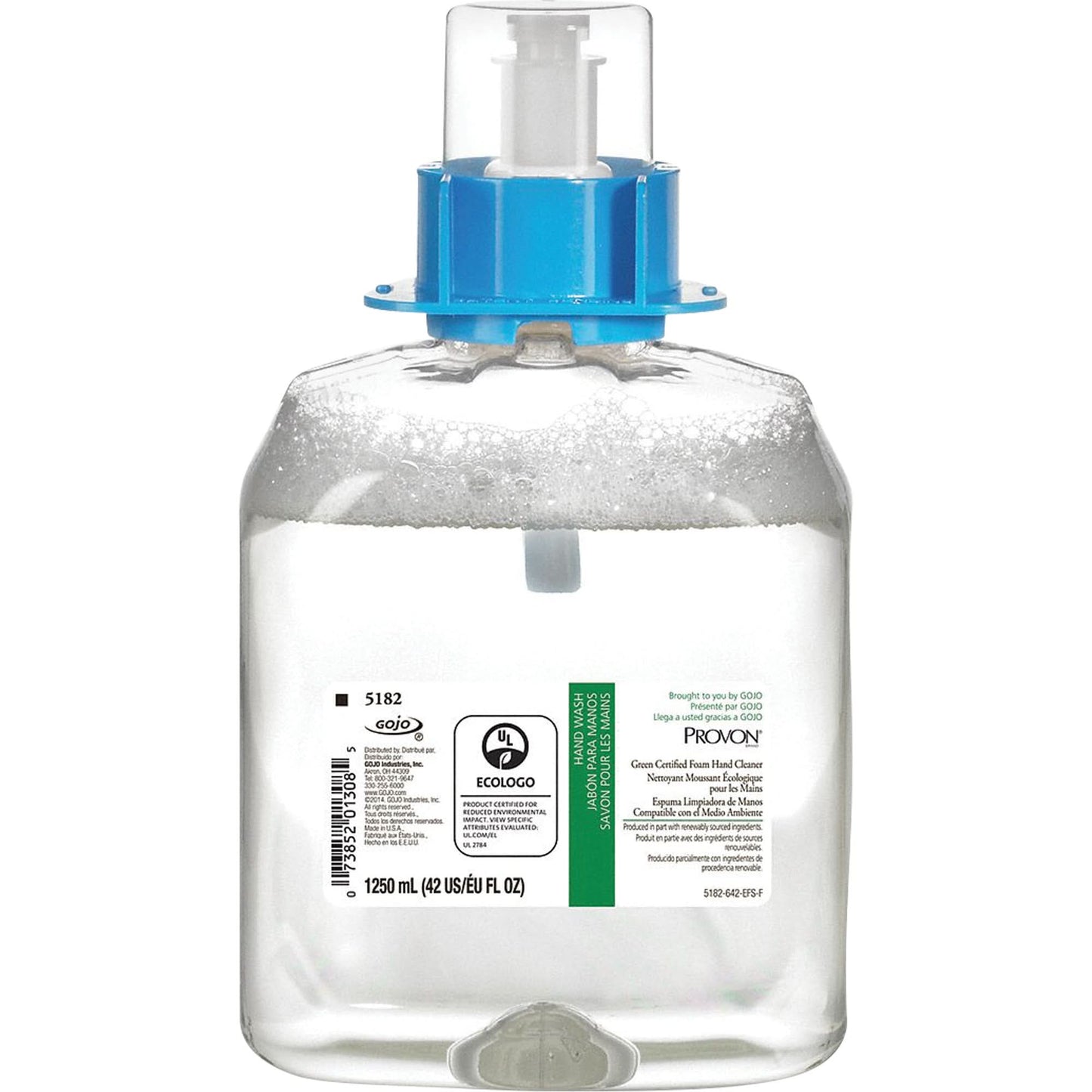 Provon® FMX-12™ Green Certified Hand Soap, Foam, 1.25 L, Unscented