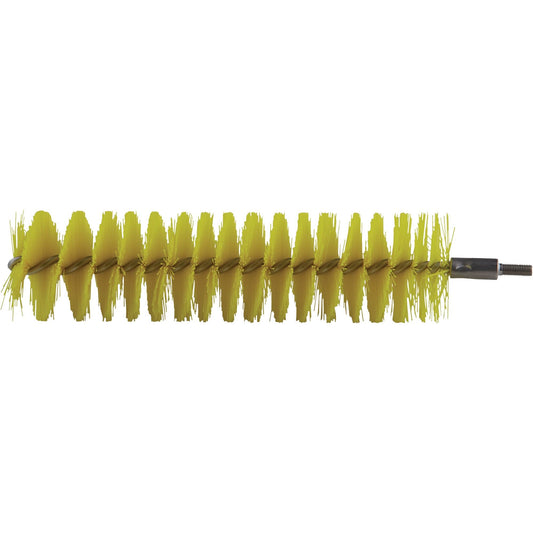Brosse à soupape de 0,375 po, soies rigides, 20 po de long, jaune