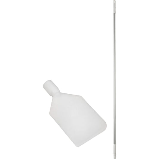 Paddle Scraper with Handle, White, 4-1/3" W x 59" L