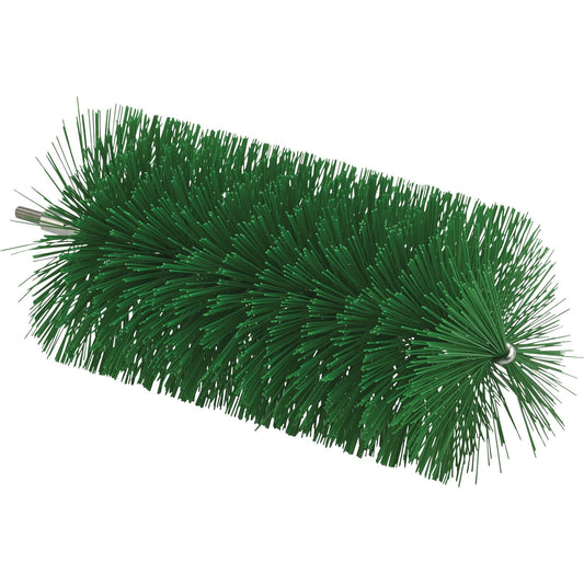 Brosse de 8,9 cm pour tige flexible, poils moyens, 19,5 cm de long, verte