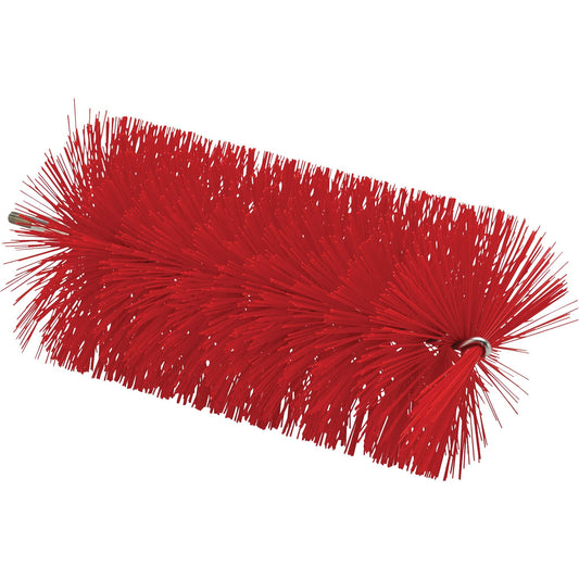 Brosse de 3,5 po pour tige flexible, soies moyennes, 7-7/10 po de long, rouge
