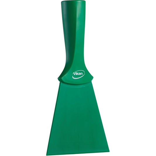 Racloir en nylon avec poignée filetée, vert, 10 cm l. x 20 cm L.