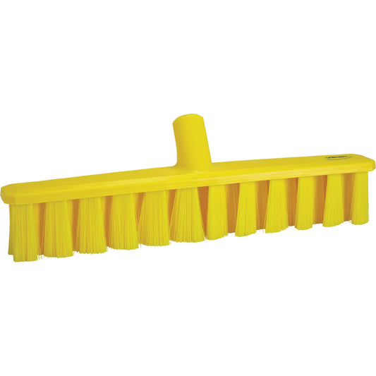 Brosse-balai UST, soies moyennes, 15-1/4", polyester, jaune