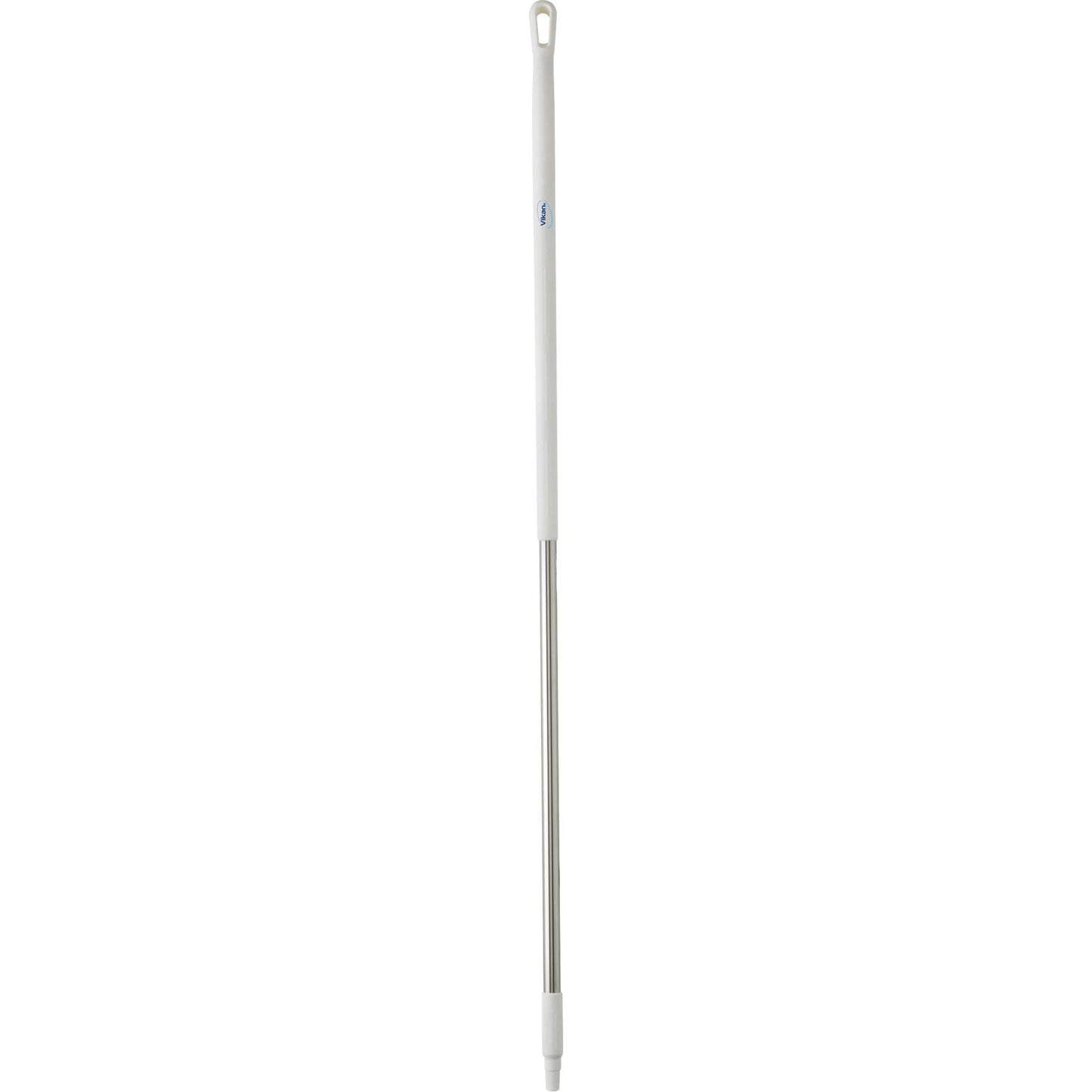 Handle, Broom/Brush/Pad Holder/Scraper/Squeegee, White, Ergonomic, 59" L