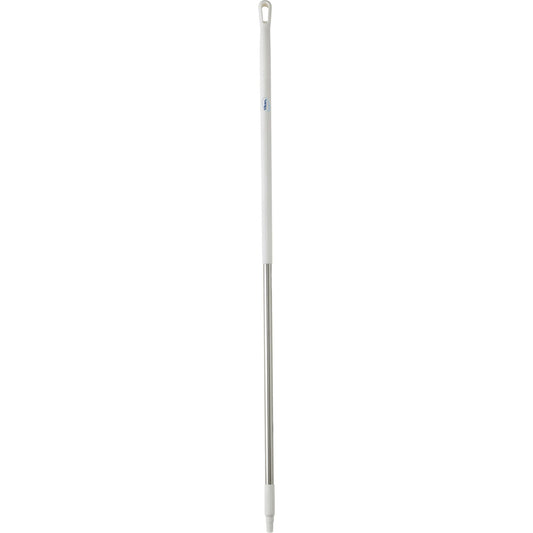 Handle, Broom/Brush/Pad Holder/Scraper/Squeegee, White, Ergonomic, 59" L