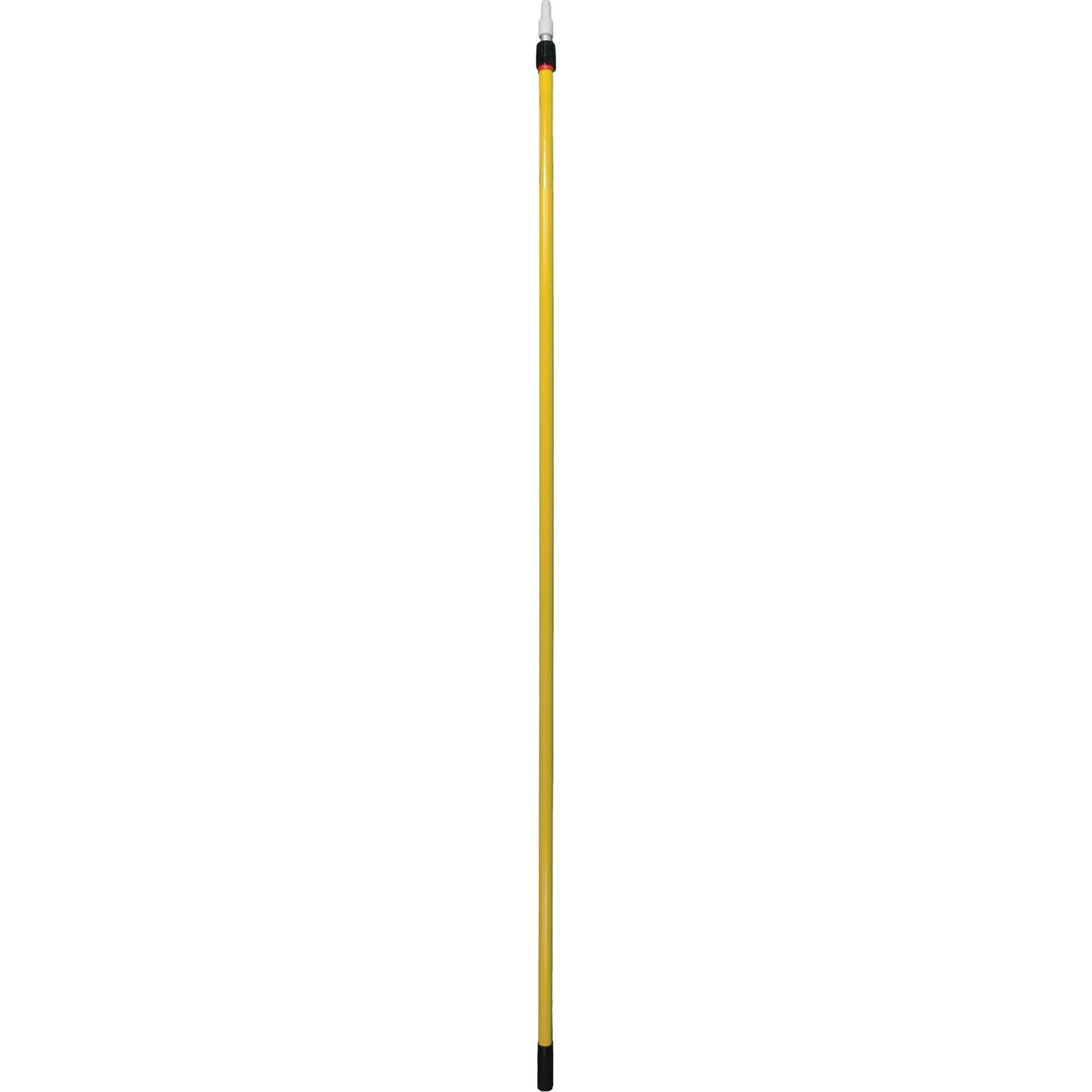 16' Extension Handle, Fibreglass, Telescopic, Euro Threaded Tip, 1-1/4" Diameter, 98-3/4" - 185-1/2" Length