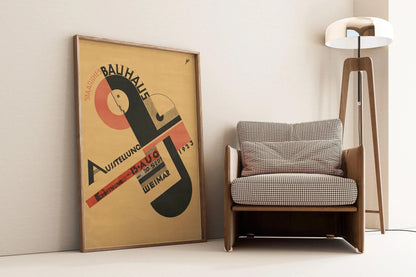 Joost Schmidt Bauhaus Poster: Mid-Century Modern Art Giclee Print