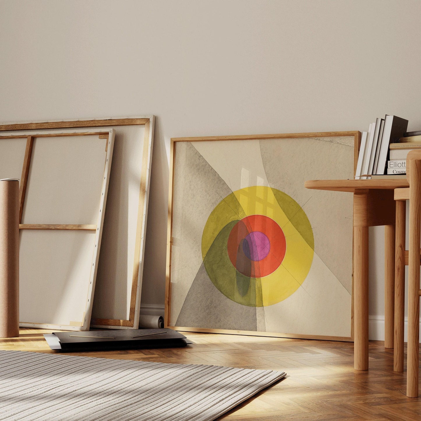 Impression d'art Bauhaus : Joost Schmidt Mid-Century Moderne Giclée sur papier Hahnemühle (1x1)