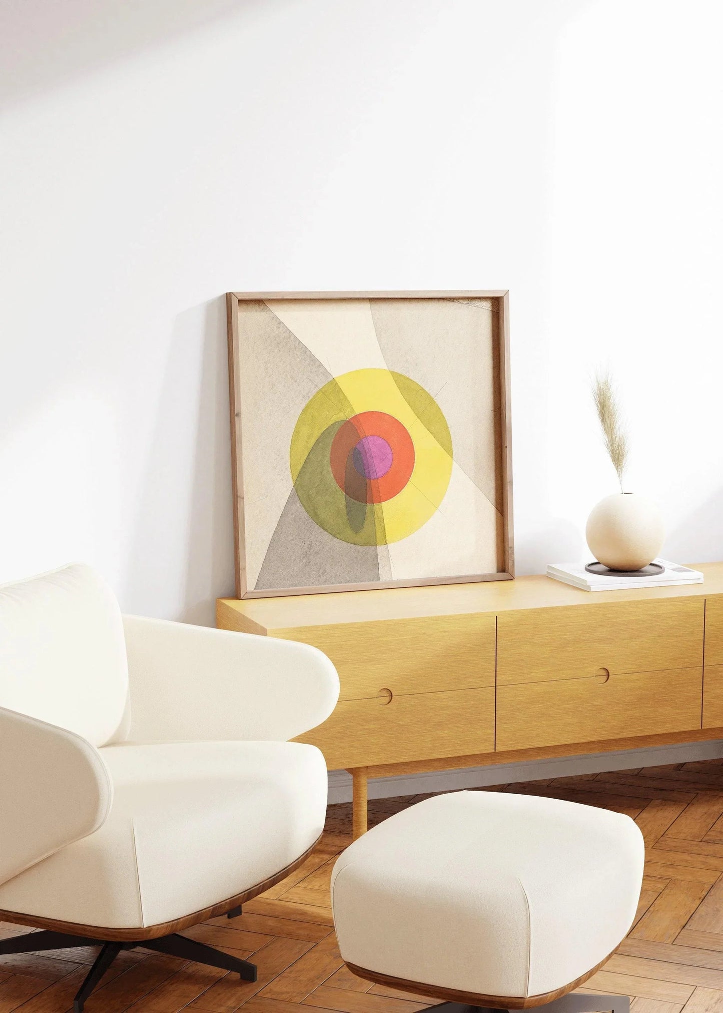 Impression d'art Bauhaus : Joost Schmidt Mid-Century Moderne Giclée sur papier Hahnemühle (1x1)