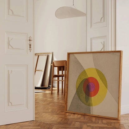 Impression d'art Bauhaus : Joost Schmidt Mid-Century Moderne Giclée sur papier Hahnemühle (1x1)