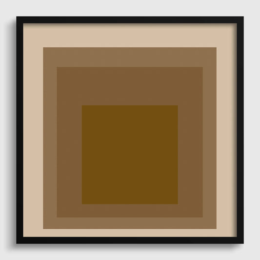 Josef Albers, impression Giclée « Going Dutch » : Art moderne du milieu du siècle « Hommage au carré »