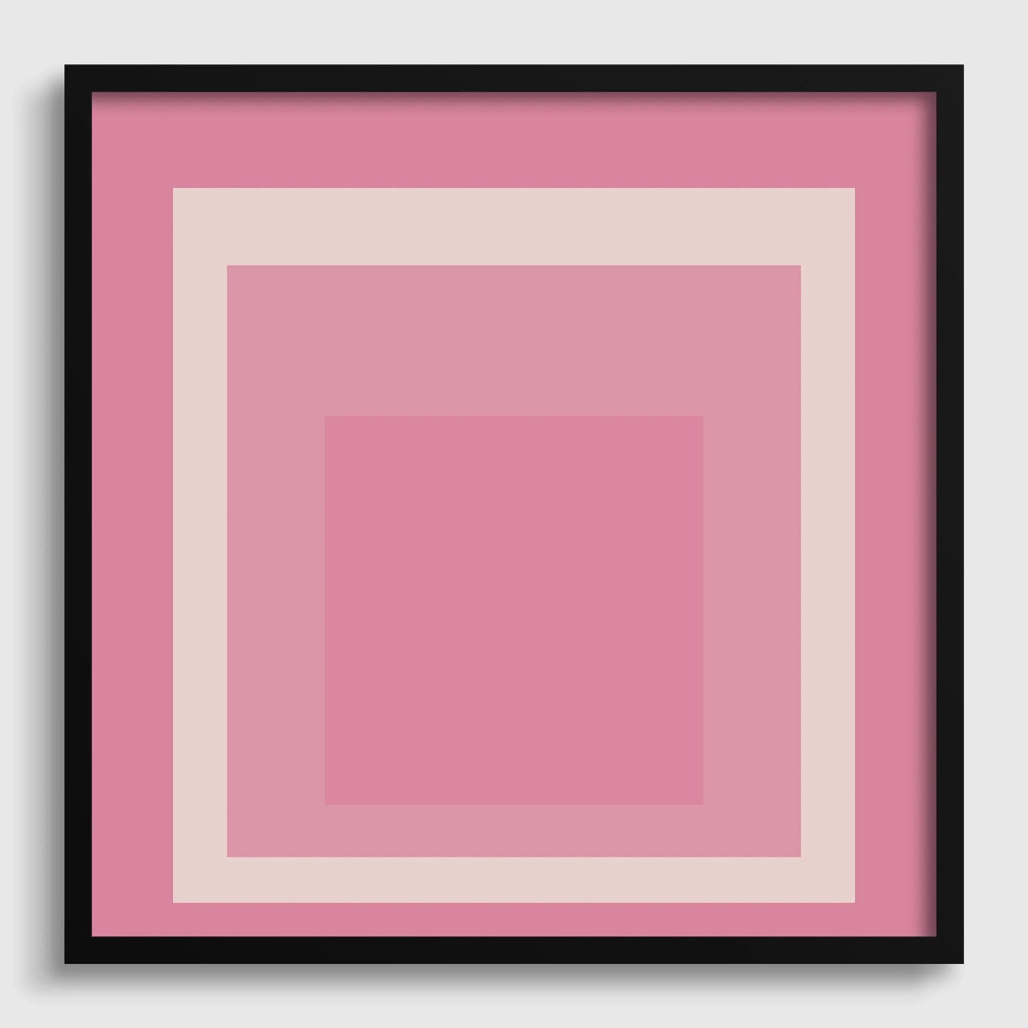 Josef Albers Inspired - Margot - 'Homage to the Square' Giclee Print: Mid-Century Modern Art