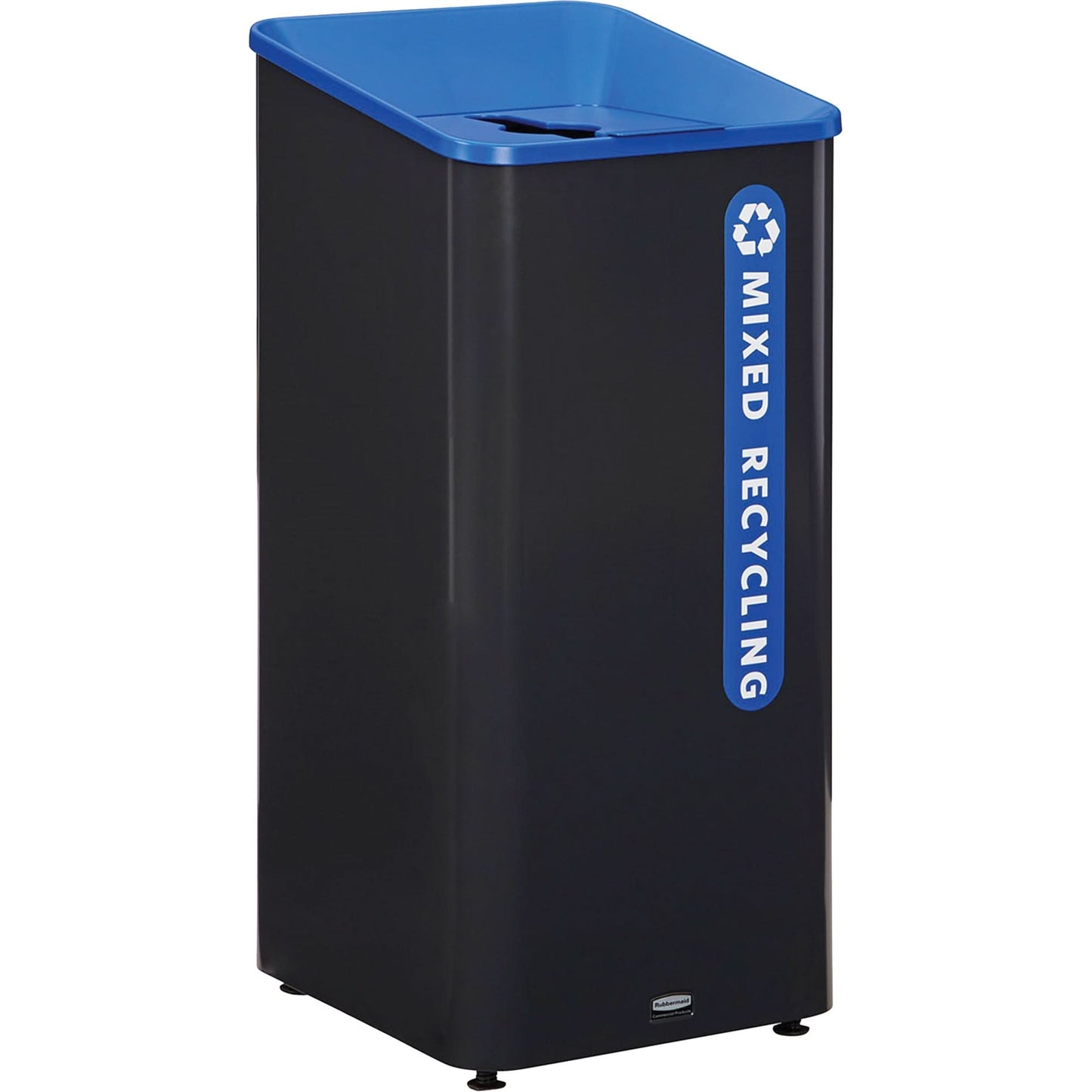Sustain Mixed Recycling Container, Bulk, Plastic, 23 US gal.
