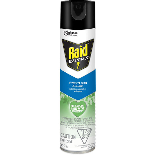Raid® Essentials™ Flying Bug Killer, 350 g, Aerosol Can